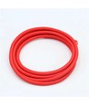 5m Tygkabel 2x0,75 mm², textil - 230V, Röd