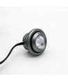 1W Ø2,9cm SPOT29 möbelspot infällnad RA90 - 12V DC, Hål: Ø2 cm, Mått: Ø2,9 cm, Borstat stål