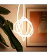 10m Neon Flex Tube för inredning - 230V, varmvit, D16 Neon komplett set