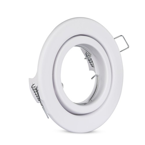 MR16 eller GU10 Downlight-kit - Utan ljuskälla, vit, Hål: Ø7,4 cm, Mått: Ø9,9 cm