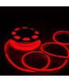 10m 8W/m Röd Neon Flex LED - 24V, IP65, 9x16,5mm