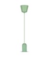 Grön betong pendellampa, E27 - Ø50cm, höjd 95cm, utan ljuskälla, 5 års garanti
