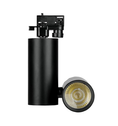 30W 3-fas skenspot, RA95 - Svart, 6400K, 24 grader, 5 års garanti