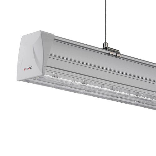 170cm 50W dimbar LED linear trunking - 160lm/W, dubbel asymmetrisk, 4000K, nedhängd montering