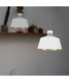 7W vit LED pendellampa - Ø25cm, akryl, 3000K, inkl. ljuskälla