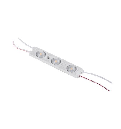 1,5W LED modul, 12V - IP67, Grön, 150lm, 3 SMD2835 LED, 120 grader