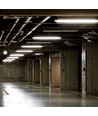 150cm 44W T8 vattentät komplett LED-armatur - IP65, 6400K, 2x22W, kallvit