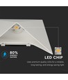 5W LED vägglampa - IP65, vit, 4000K, aluminium, inkl. ljuskälla