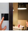 WiFi 3-vägs touchströmbrytare, svart - 2200W, fungerar med Google Home och Alexa, 3 Gang 1 Way