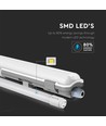 150cm 22W vattentät LED armatur - IP65, 6400K, inkl. LED rör