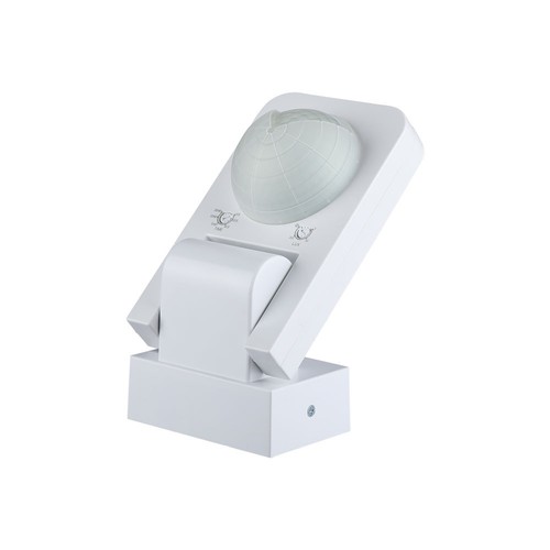 V-Tac IP65 infraröd rörelsesensor, vit - 360 grader, 20m räckvidd, max 1000W LED, utomhus/inomhus