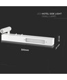 3W+3W LED hotell sänglampa - Vit, 3000K, aluminium, vägglampa