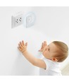 Väggmonterad mikrovågssensor - Vit, för infällnad, max 300W