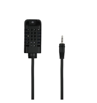 Temperatur och fuktighetssensor - Svart, IP20, för VT-5145, eWeLink kompatibel, inomhus