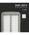 150W LED gatubelysning med Samsung chip - 140lm/W, Inventronics dimbar driver, IP65, grå aluminium