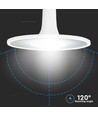 18W LED UFO lampa, E27 - Samsung LED chip, Ø22cm, 1200lm, 5 års garanti