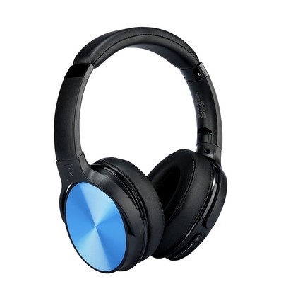 Trådlösa Bluetooth-hörlurar, blå - 12 timmars speltid