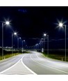 100W LED gatubelysning - 140lm/W, 14.000lm, Samsung LED chip, grå, utomhus