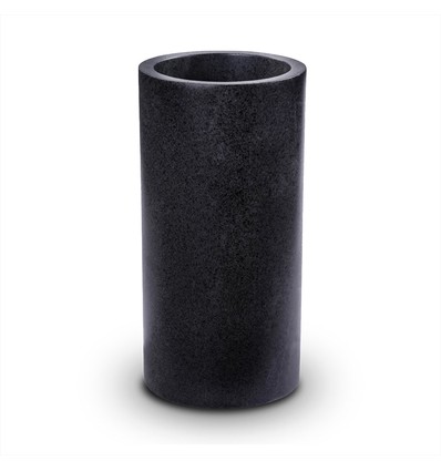 GU10 betong vägglampa med upp/ned ljus - Rund, mörkgrå, IP20 inomhus, utan ljuskälla