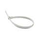 100x Buntband / Kabelstrips - 3,5 x 200 mm, Vit, 100 st.