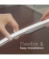 8W Neon Flex - med silikonbelagt, 6000K, 24V, 5m/rulle