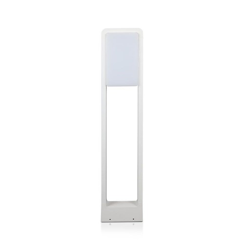 10W LED trädgårdslampa, vit - Samsung LED chip, IP65, 6400K, 80cm hög