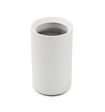 GU10 påbyggnadsspot - Rund, vit, aluminium, IP20 inomhus, Ø6cm