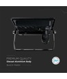 30W LED strålkastare, Samsung LED chip - IP65, kallvit, svart, inbyggd kopplingsbox, utomhus