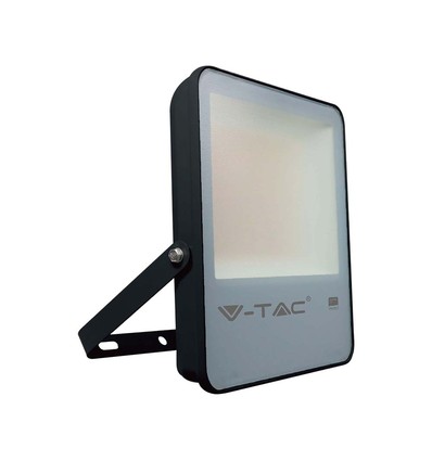 50W LED strålkastare med Samsung chip - 137lm/W, IP65, svart, 6500K, 5 års garanti