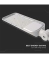 150W LED gatubelysning med Samsung chip och sensor - 135lm/W, IP65, 6500K, grå, justerbar vinkel