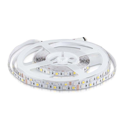 5m 11W/m LED strip - 12V, IP20, 60 LED per meter, 4000K, SMD 5050