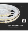 5m 17W/m LED strip, 204 LED per meter - 12V, IP20, 6500K, 120 grader, SMD2835