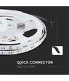 5m 8W/m RGB+3000K LED strip - 12V, IP20, 60 LED per meter