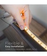 10m 8W/m LED-strip - 24V DC, IP20, 120 LED per meter