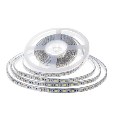 5m 8W/m stänksäker LED-strip - 24V, IP65, 120 LED per meter