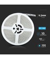 5m 8W/m stänksäker LED-strip - 24V, IP65, 120 LED per meter