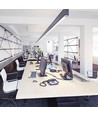 40W LED linjär pendelarmatur, svart - Samsung LED chip, 6400K, 120cm, 5 års garanti