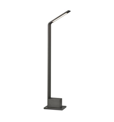 6W trädgårdslampa, 80cm, IP65 - Grå, 810lm, 4000K, utomhus pollare