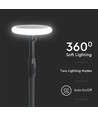 2 st. 3W LED solcell trädgårdslampa - IP65, 2-i-1 spett eller fot, höjdjusterbar 42-80cm, svart/vit, inkl. batteri