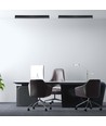 120cm 40W LED skena med Samsung chip - 3400lm, dimbar, silver/svart aluminium, 6400K