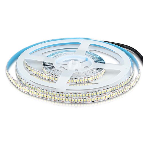 240 LED Strip Ljus 20W/m - 6500K, Hög Lumen, IP20, 5m/rulle