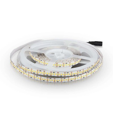 5m 17W/m LED-strip - 12V, IP20, 204 LED per meter, varmvit