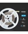 5m 17W/m LED-strip - 12V, IP20, 204 LED per meter, varmvit