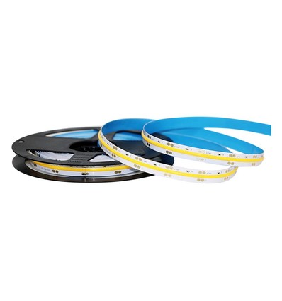 5m 10W/m COB-LED strip, 6400K - 24V, IP20, 280 LED per meter, COB LED