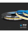 5m 10W/m COB-LED strip, 6500K - 24V, IP20, 280 LED per meter, COB LED