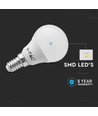 6 st. E14 4,5W LED klotlampa - P45, 4000K, 470lm, 6-pack