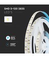 5m 12W/m LED strip, Samsung LED chip - 12V, 120 LED per meter, IP20, 10mm bredd