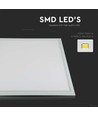 60x60 LED panel, 29W - 137lm/W, 6400K, vit ram, IP20 inomhus