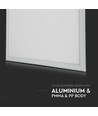 60x60 LED panel, 29W - 137lm/W, 6400K, vit ram, IP20 inomhus