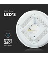 12W LED taklampa med stjärnhimmel - Ø26cm, 3-i-1 CCT, 1200lm, IP20 inomhus